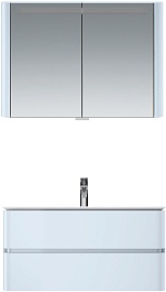 Am.Pm Мебель для ванной Sensation 100 светло-голубой, глянцевая – фотография-1